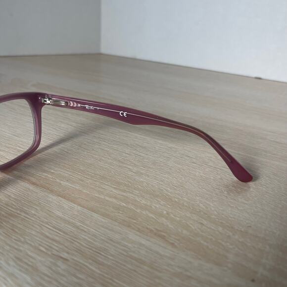 Ray-Ban RB5228 2126 Eyeglasses Red Pink Frames Only 53-17-140 - Picture 6 of 8